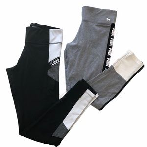 PINK Victoria’s Secret bundle of 2 leggings